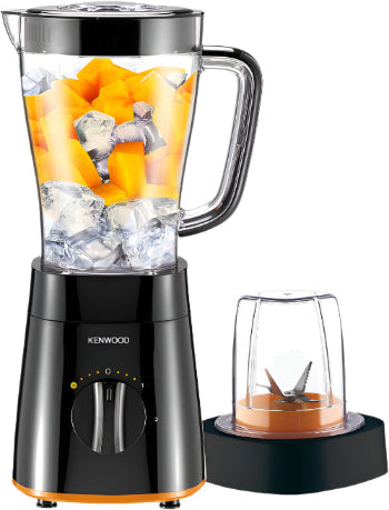 Kenwood Blender With Grinder, 1.5Lit, 500Watts, Black - BLP15.150BK