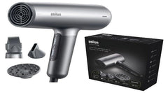 Braun Hair Dryer Htdc, Dryer Super Ionic, 3Speeds, 2200Watts, Grey - BRHD435SDE