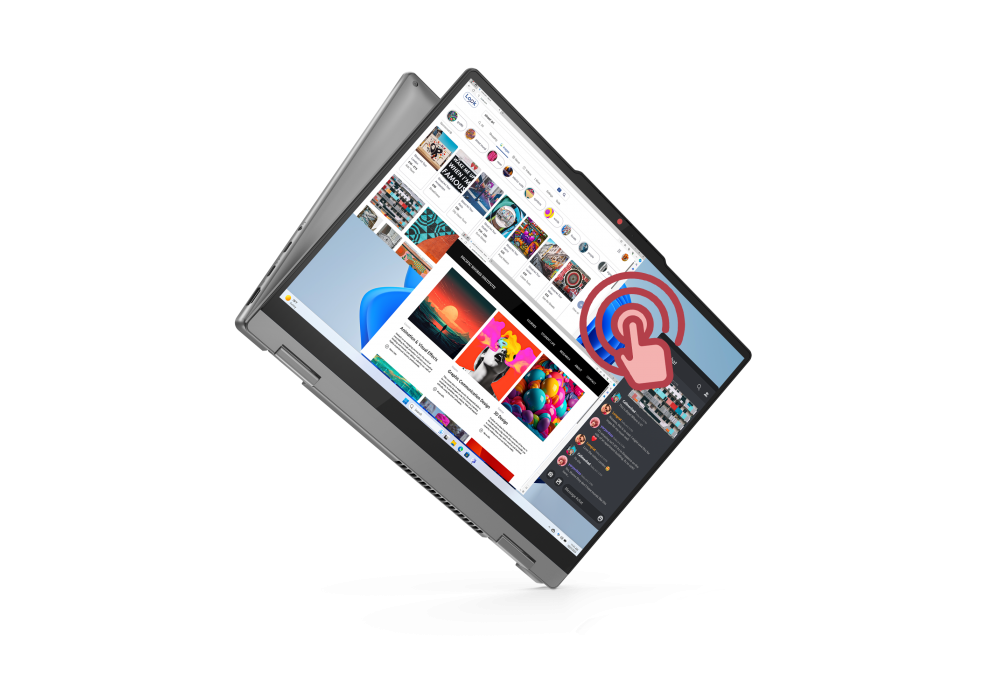 Laptop Lenovo IdeaPad 5 2-in-1 14IRH9 Intel Core i5-13420H 8 Cores 16GB LPDDR5-5200 512GB SSD 14" WUXGA IPS 300nits Touch Pen Upgradable (Purchase Separately)