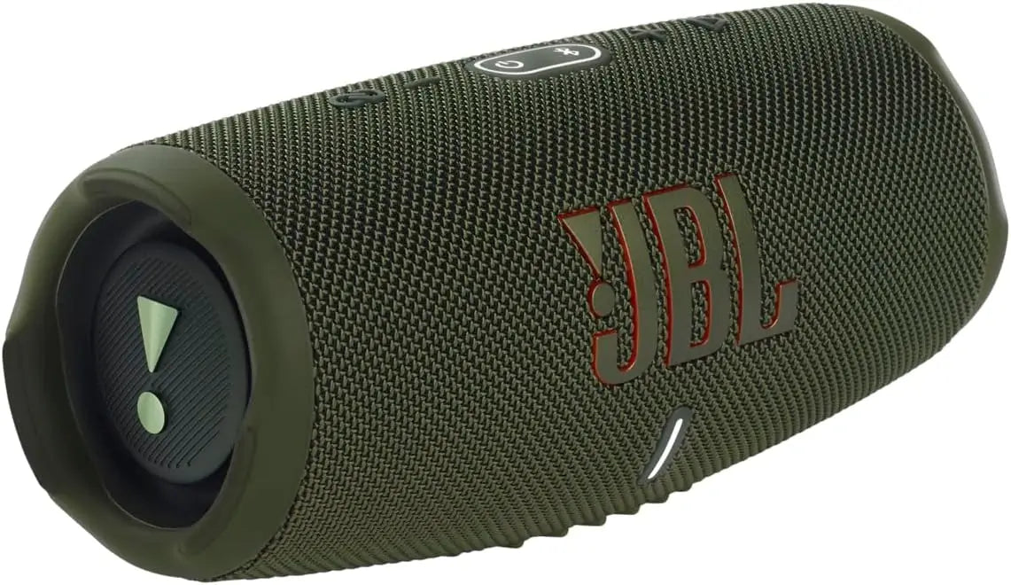 Jbl Charge 5 Portable Bluetooth Speaker Green Waterproof & Dustproof Built In Power Bank