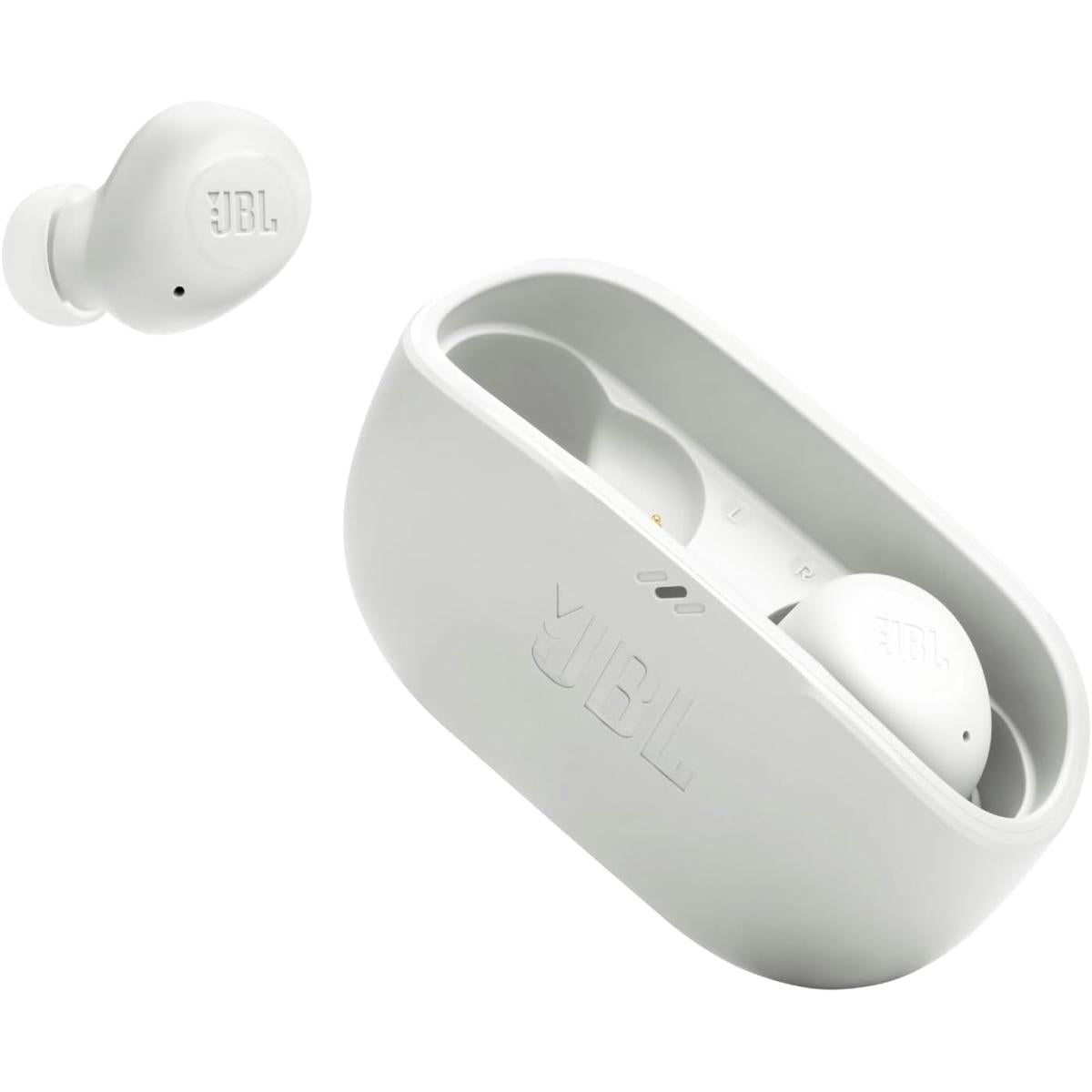 JBL Wave Buds True Wireless Earbuds | Deep Bass | Comfortable Fit | 32H Battery | Smart Ambient Technology | Hands-Free Call | Water and Dust Resistant | White JBL Wave Buds True Wireless Earbuds | Deep Bass | Comfortable Fit | 32H Battery | Smart Ambient Technology | Hands-Free Call | Water and Dust Resistant | White