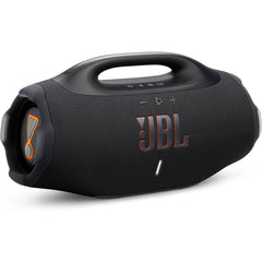 JBL Boombox 4 Portable Bluetooth Speaker, 2x 65W RMS Woofer Power, 37Hz - 20kHz, Two Bast Boost Settings, Up to 28 Hours Playing Time, IP68 Waterproof & Dustproof, Black