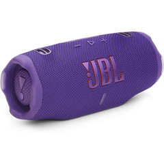 JBL Charge 6 - Portable Waterproof & Drop-Proof Bluetooth Speaker, Bold Pro Sound with AI Sound Boost, 28Hrs of Playtime, Built-in power bank & Comes with a Sturdy/Removable Carrying Strap - Purple