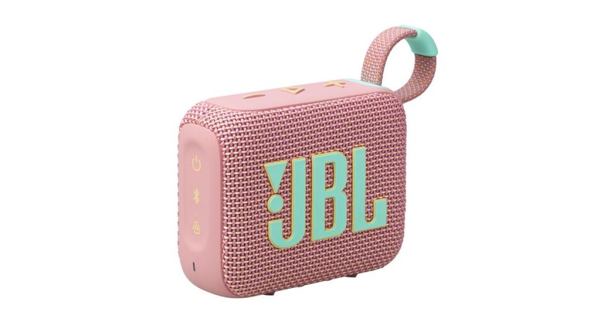 JBL GO 4 Portable Bluetooth Speaker - Pink JBL GO 4 Portable Bluetooth Speaker - Pink