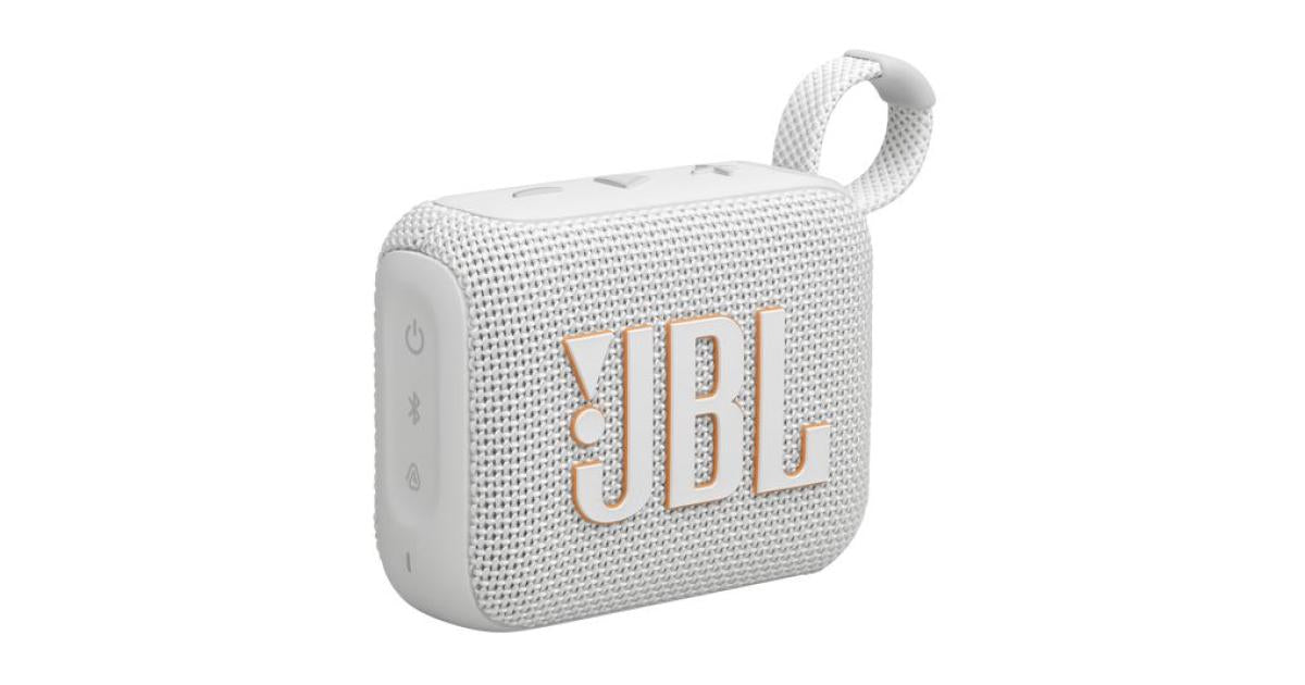 JBL GO 4 Portable Bluetooth Speaker - White