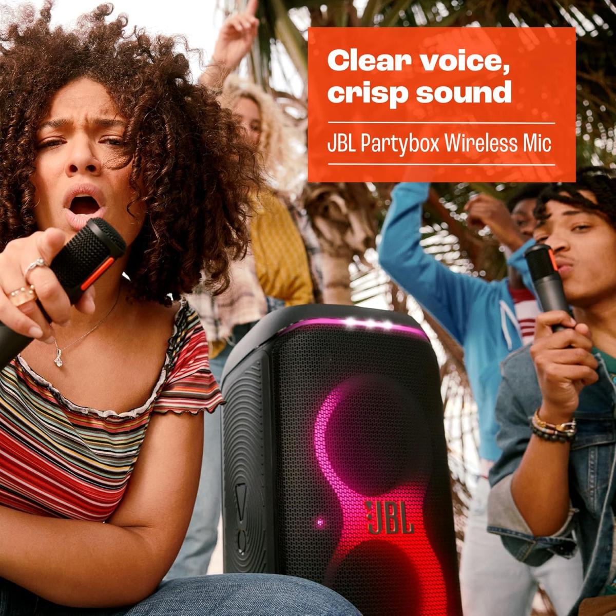 JBL 20hrs - 700mAh wireless microphone for audio recording