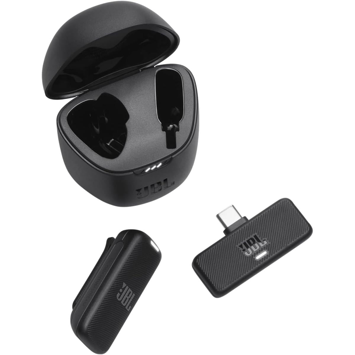 JBL Quantum Stream Wireless USB-C - Wearable Wireless Streaming Microphone for Crystal Clear Recordings, 24 Hours of Recording time, Plus Speed Charge, Included Windscreen for Noise Reduction - Black JBL Quantum Stream Wireless USB-C - Wearable Wireless Streaming Microphone for Crystal Clear Recordings, 24 Hours of Recording time, Plus Speed Charge, Included Windscreen for Noise Reduction - Black