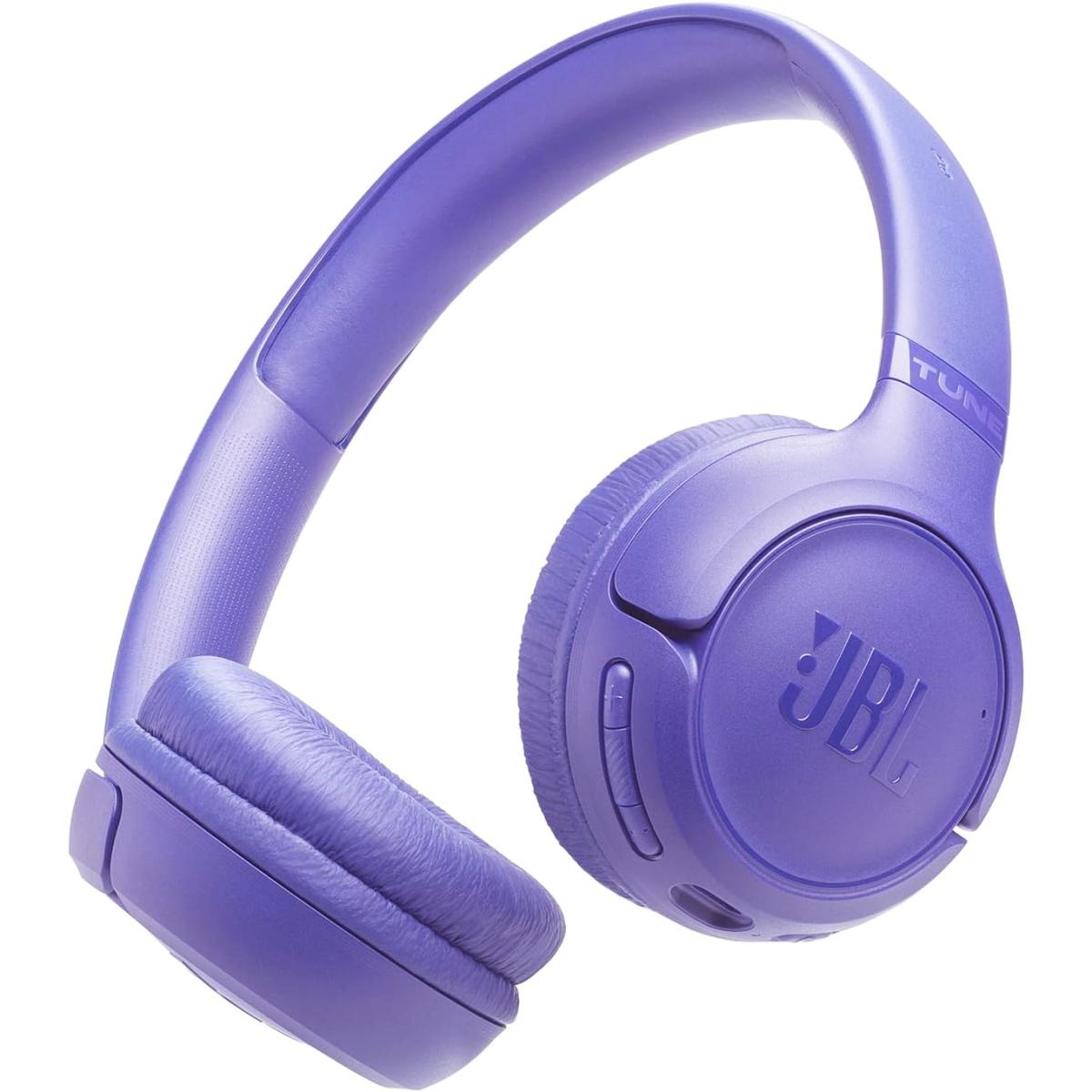 Jbl Tune 530 Bt Wireless On Ear Headphones With Jbl Pure Bass Sound, Bluetooth 6.0, Foldable Design And 76 Hour Battery Life, Google Fast Pair/microsoft Swift Pair, Purple