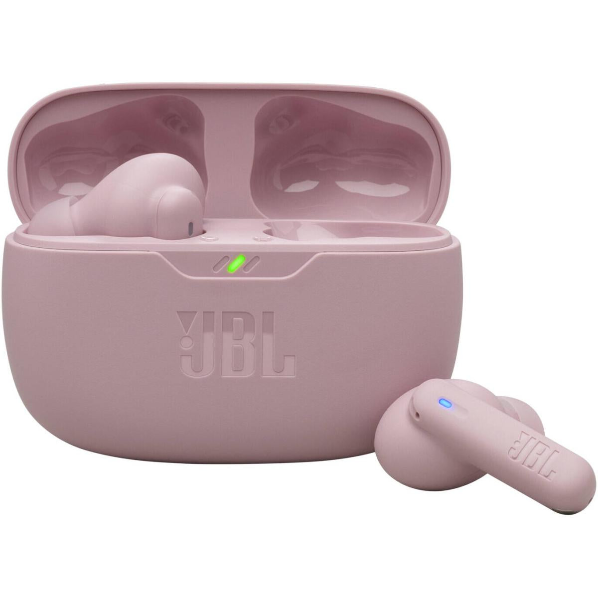 Jbl Wave Beam 2 True Wireless Earbuds, 8mm Dynamic Driver, Bluetooth 5.3 Conneivity, Pure Bass Sound, Aive Noise Cancelling, Smart Ambient Technology, 40hrs Total Playback Pink