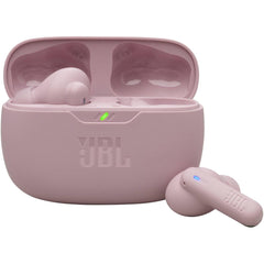 Jbl Wave Beam 2 True Wireless Earbuds, 8mm Dynamic Driver, Bluetooth 5.3 Conneivity, Pure Bass Sound, Aive Noise Cancelling, Smart Ambient Technology, 40hrs Total Playback Pink