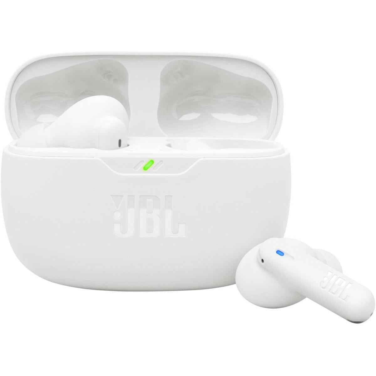 Jbl Wave Beam 2 True Wireless Earbuds, 8mm Dynamic Driver, Bluetooth 5.3 Conneivity, Pure Bass Sound, Aive Noise Cancelling, Smart Ambient Technology, 40hrs Total Playback White