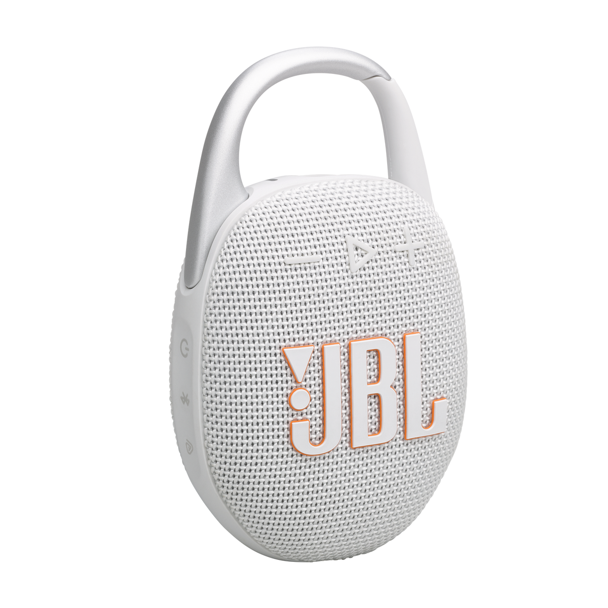 JBL CLIP 5 Portable Bluetooth Speaker - MultiColor - White