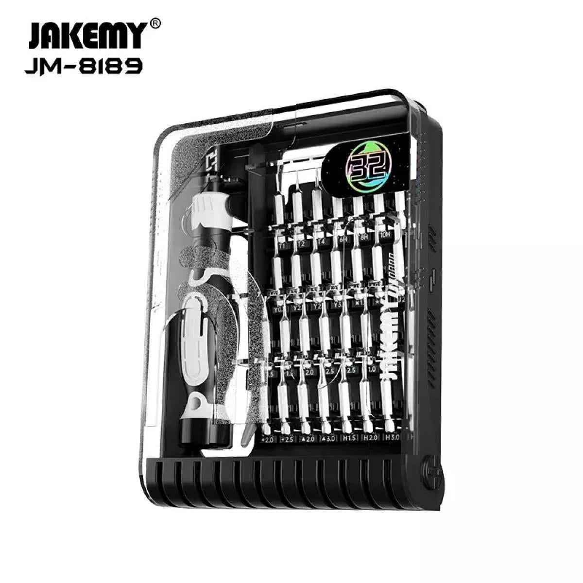 Jakemy JM-8189A 32 in 1 Precision screwdriver set with tweezers
