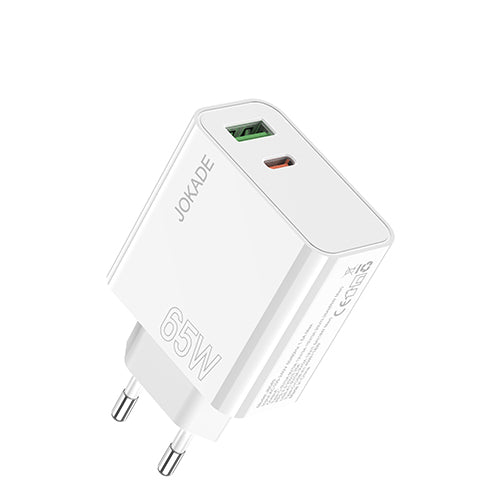 Jokade Wall Charger, 65Watts, White - JB045