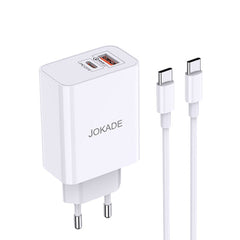 Jokade Wall Charger, 25Watts, White - JB028-C