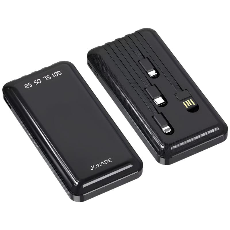 Jokade Power Bank, 10000Mah, Black - JG009-A