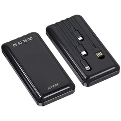 Jokade Power Bank, 10000Mah, Black - JG009-A
