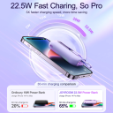 Joyroom JR-L012/013 Colorful Series mini Power Bank with Dual Cables 10000mAh 18 Month Warranty (Black)