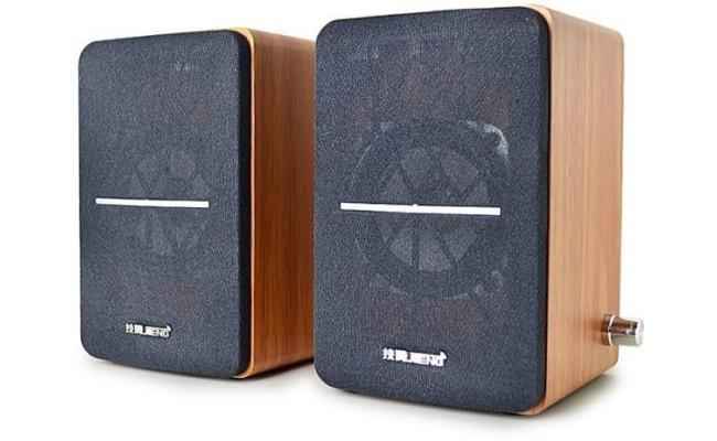 Jt 009 Usb+aux Wooden Desktop Computer Speaker