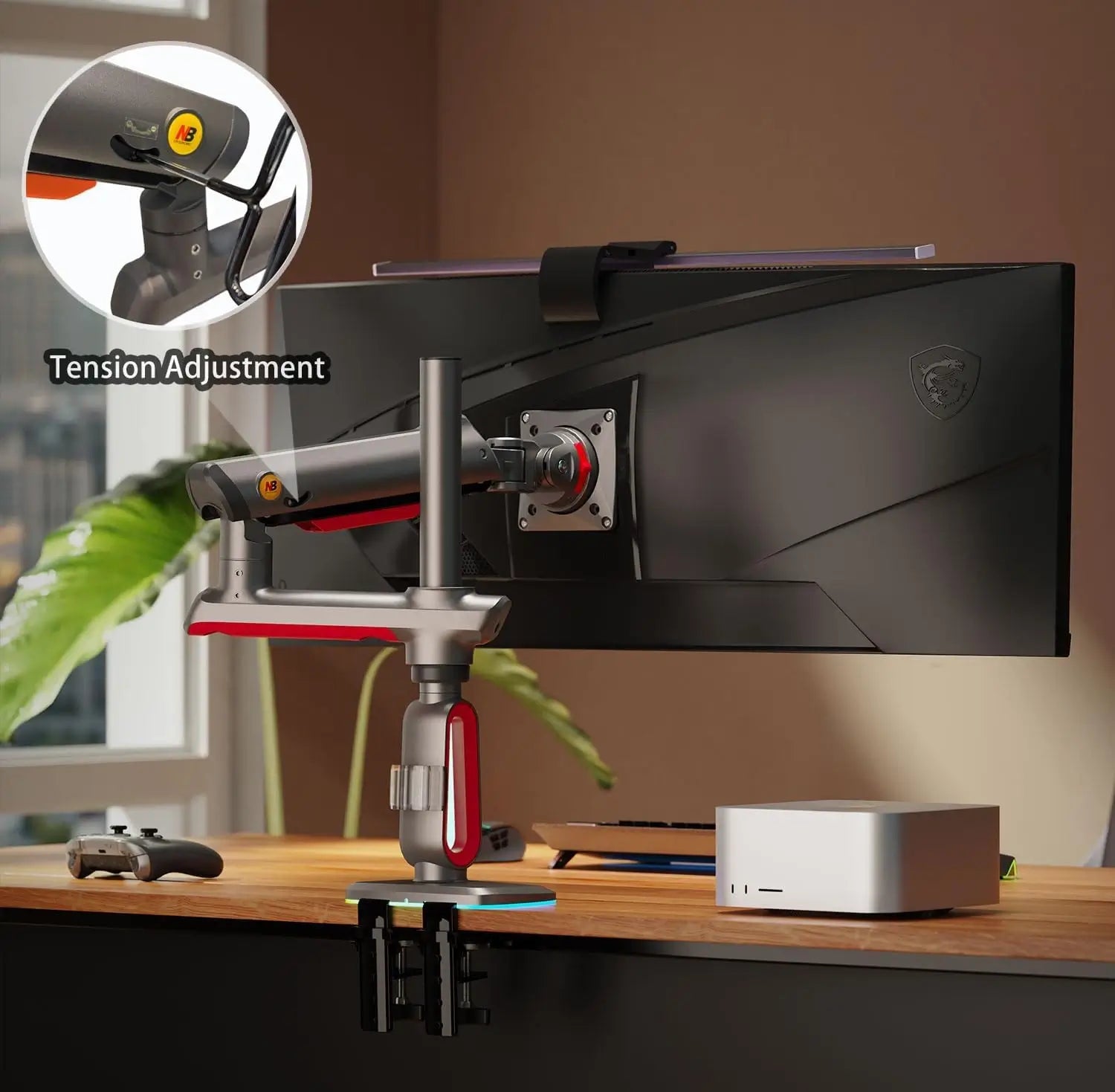 Nb North RGB monitor stand for display mounting