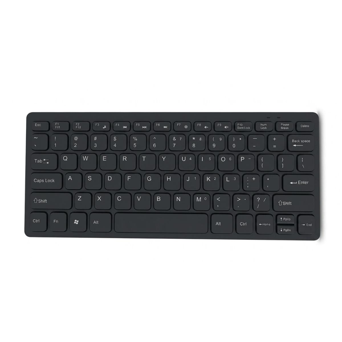 K-1000 Mini Thin RGB USB Wired Chocolate Keyboard -Black
