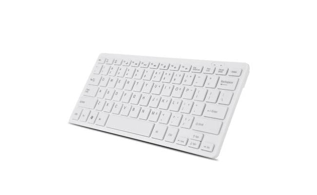 K 1000 Mini Thin Chocolate Wireless Keyboard White, gaming keyboard