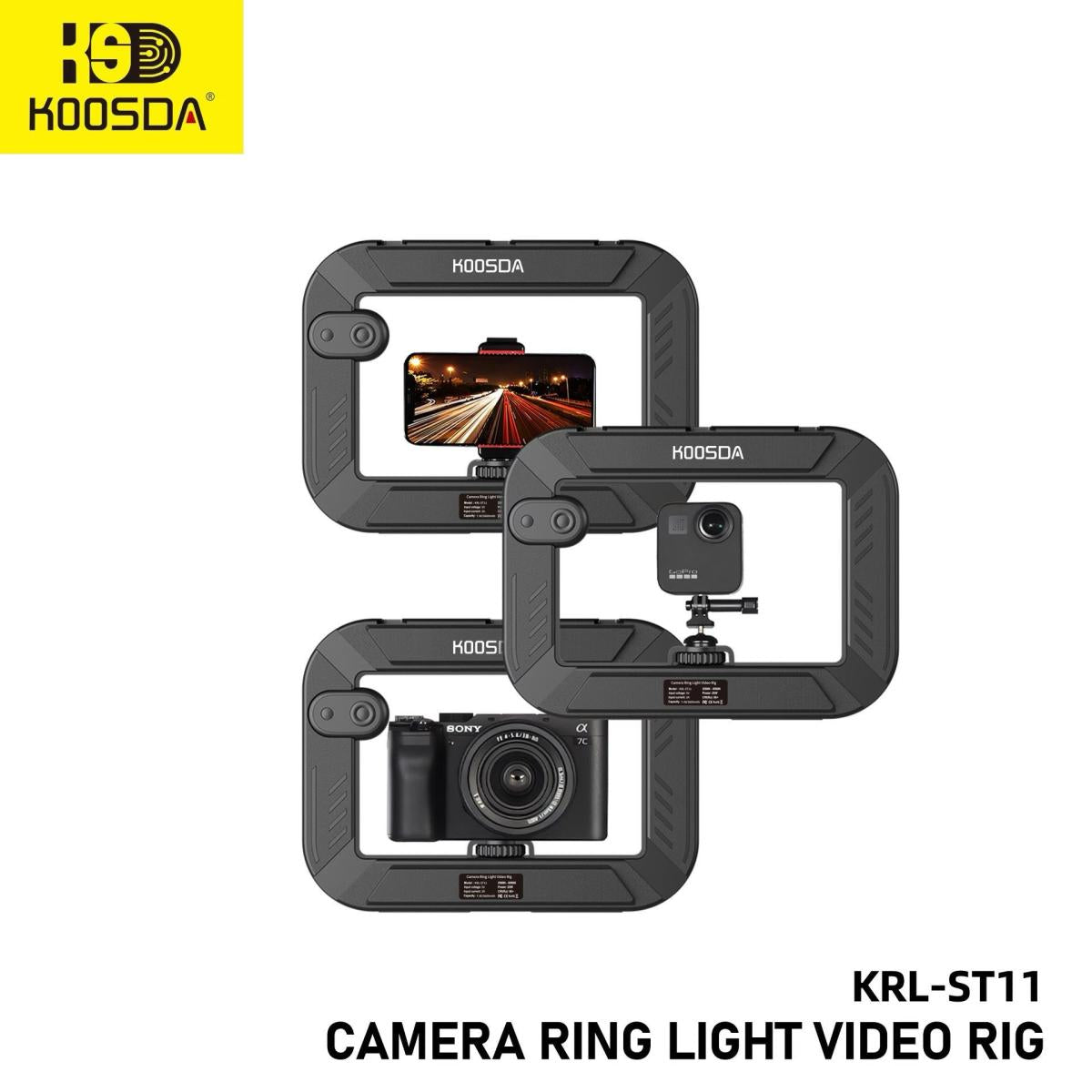 KOOSDA RGB ring lights for electronics hardware