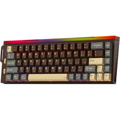 Redragon K752 Wireless Mechanical Keyboard, 60% Gasket Mount Gaming Keyboard with RGB Backlit, Creamy Sound, Tri-Mode 2.4GHz/BT5.0, Hot-Swappable, PBT Keycaps for PC/Mac Gamer