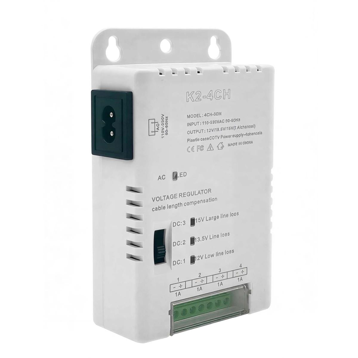 K2-4CH 4 Channel AC/DC Power Supply 60W