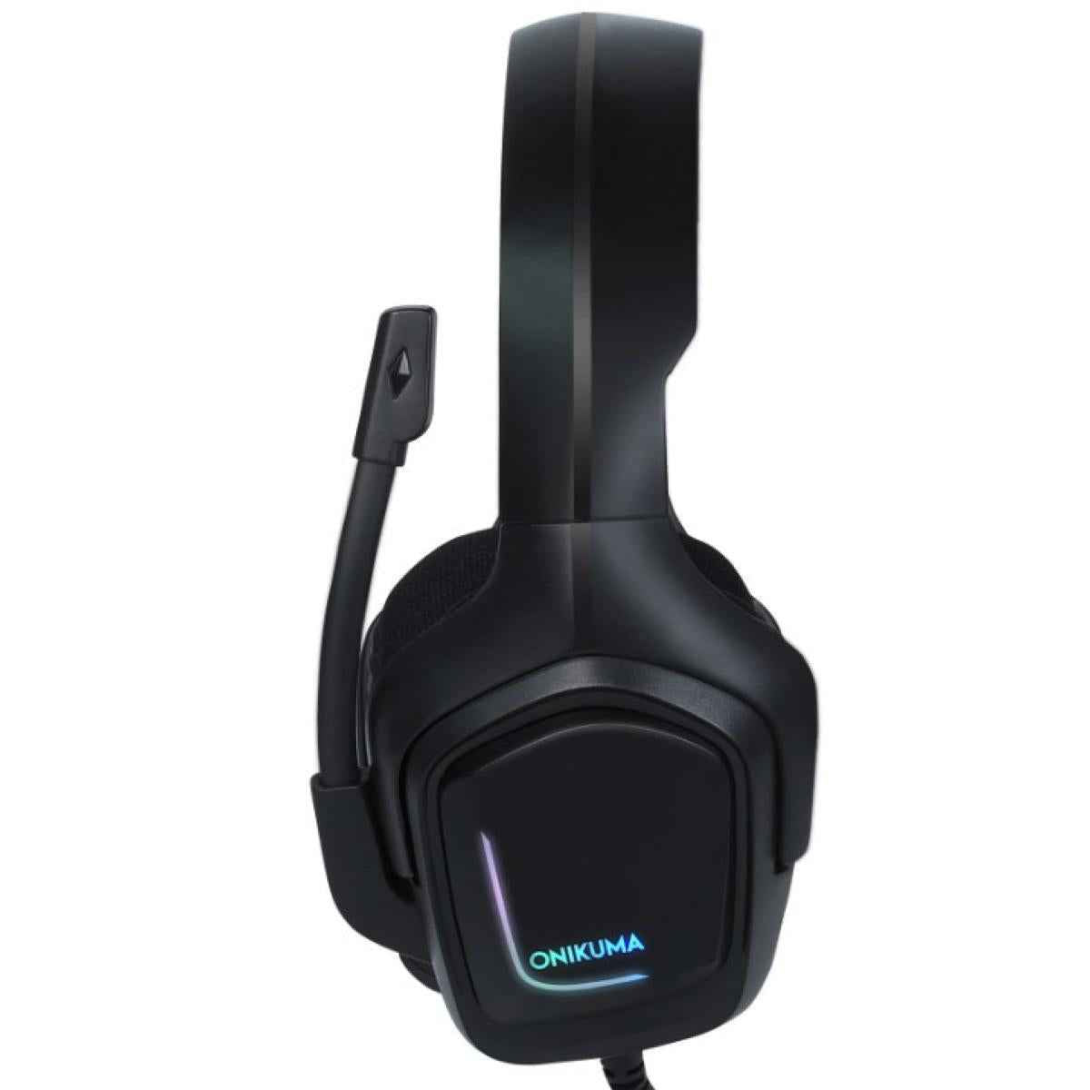 ONIKUMA K20 Wired Gaming Headsets With Microphone RGB Light 3.5mm