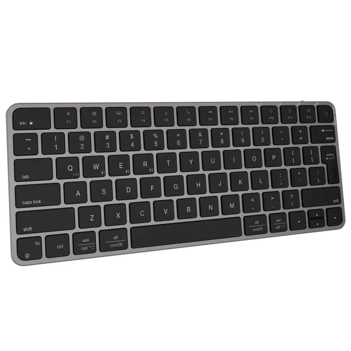 Meetion K210 ikey 2.4G Wireless & Bluetooth Ultra-thin Keyboard -Black
