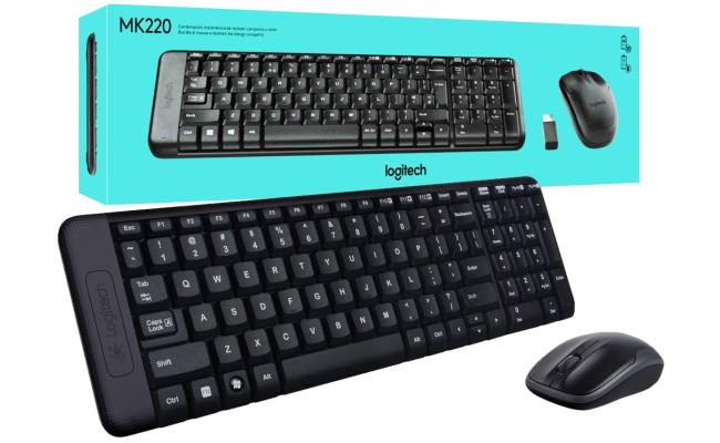 Logitech Mk220 Compa Wireless Keyboard & Mouse Set For Windows Unifying Usb Receiver 24 Month Battery Black Logitech Mk220 Compa Wireless Keyboard & Mouse Set For Windows Unifying Usb Receiver 24 Month Battery Black