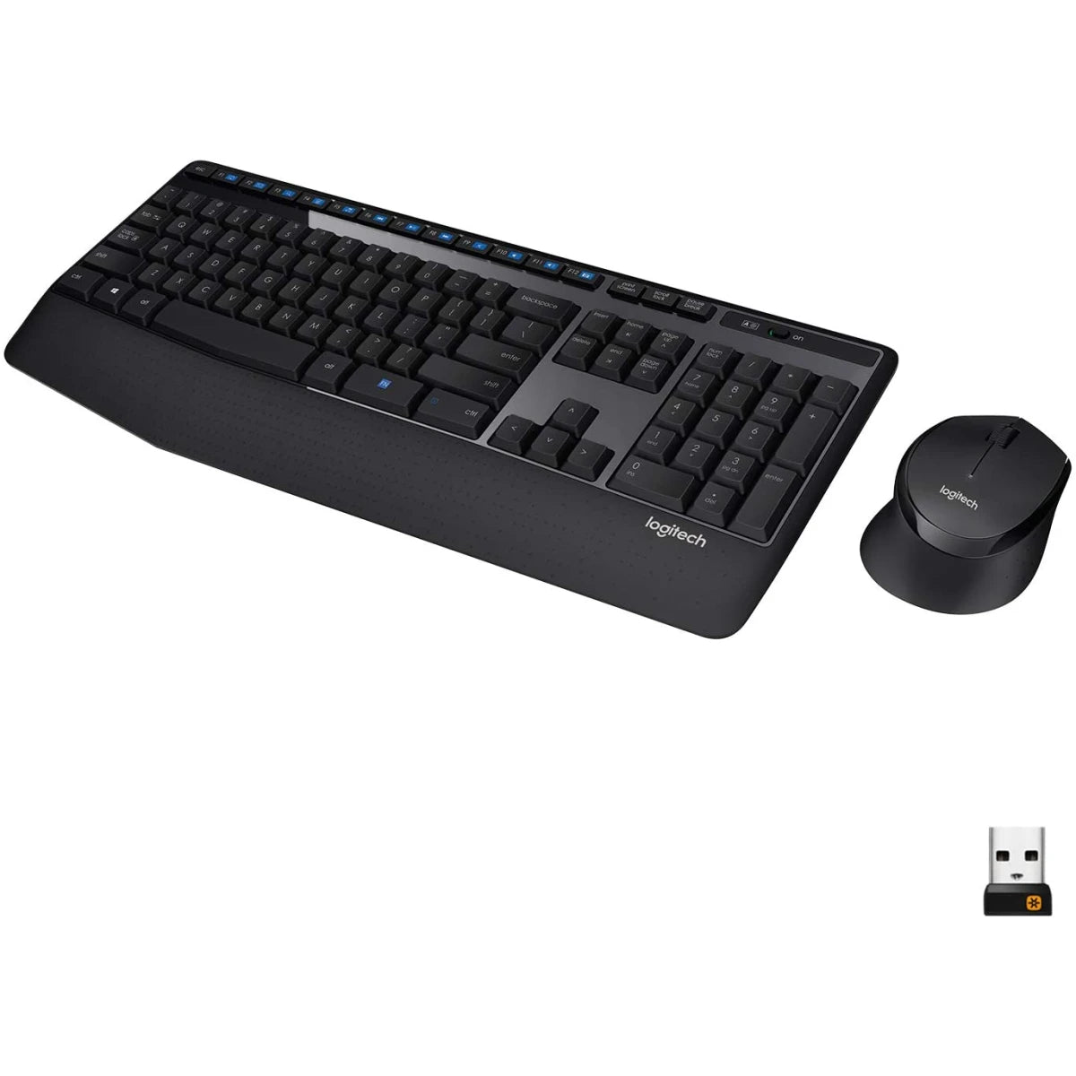 Logitech MK345 wireless keyboard and mouse combo for computer setup