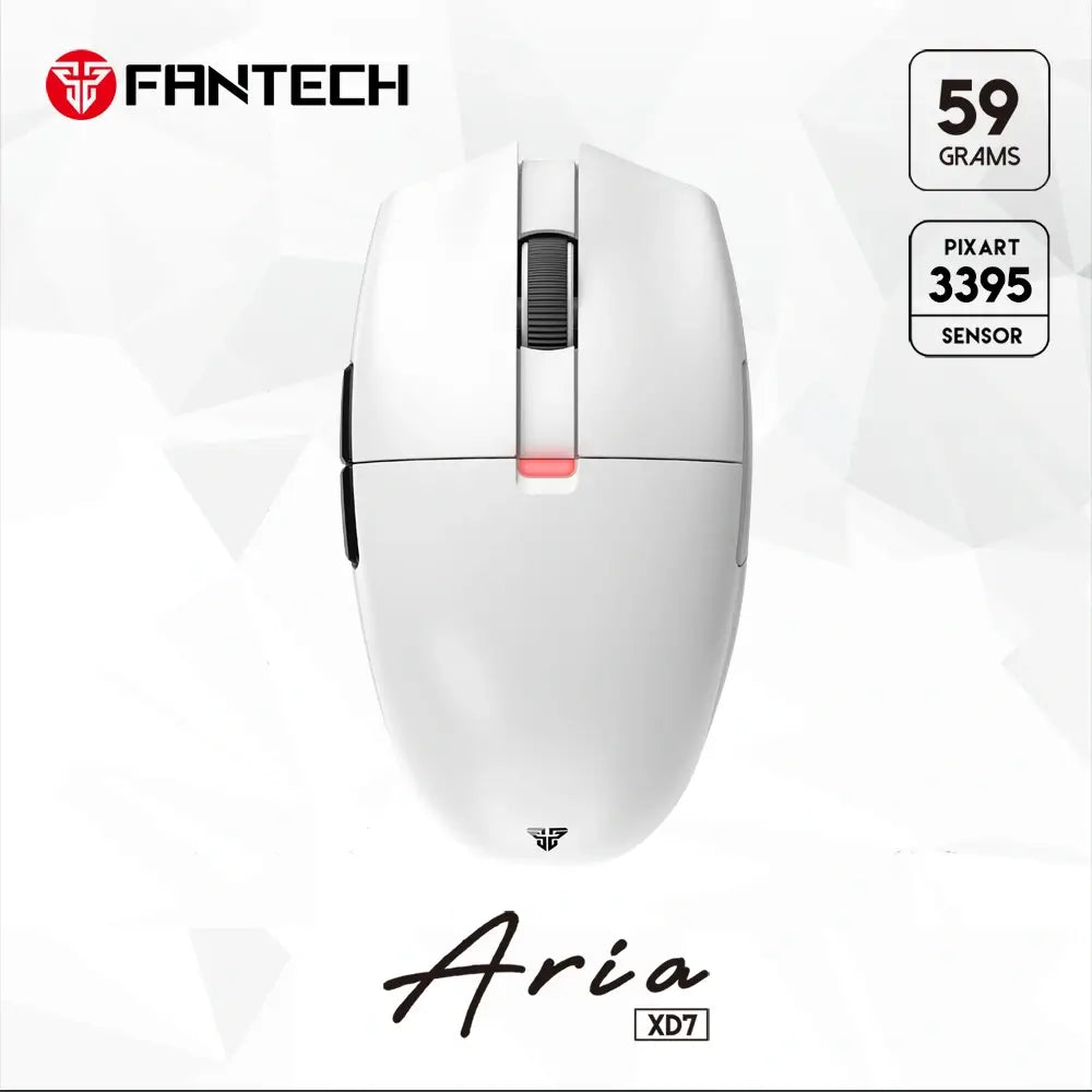Fantech Aria Xd7 Super Lightweight Gaming Mouse White Fantech Aria Xd7 Super Lightweight Gaming Mouse White