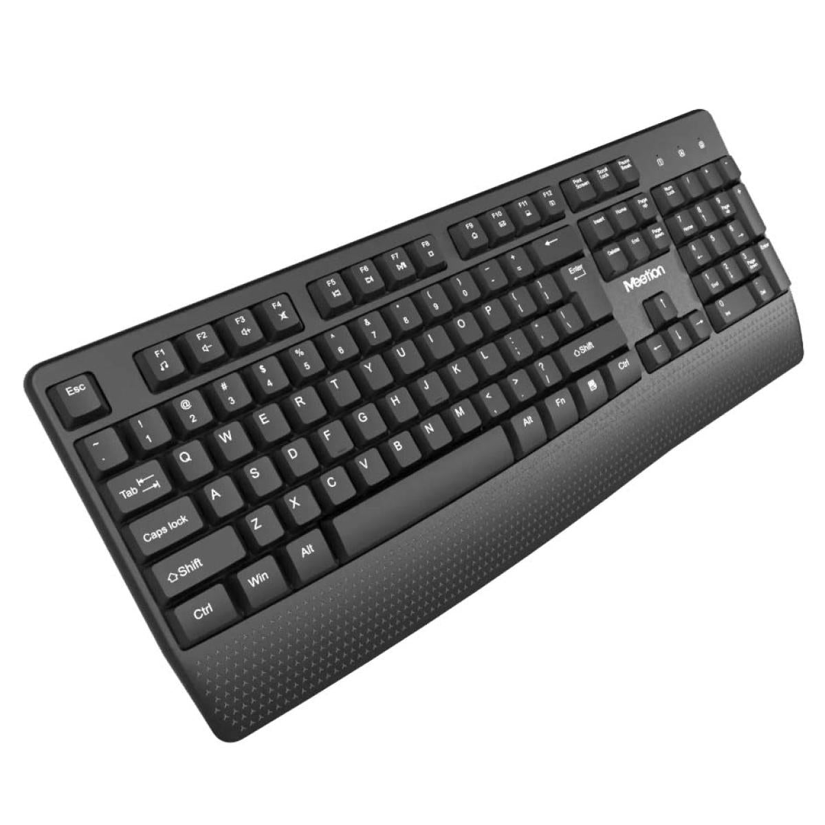 Meetion K4130 2.4G Wireless Keyboard -Black