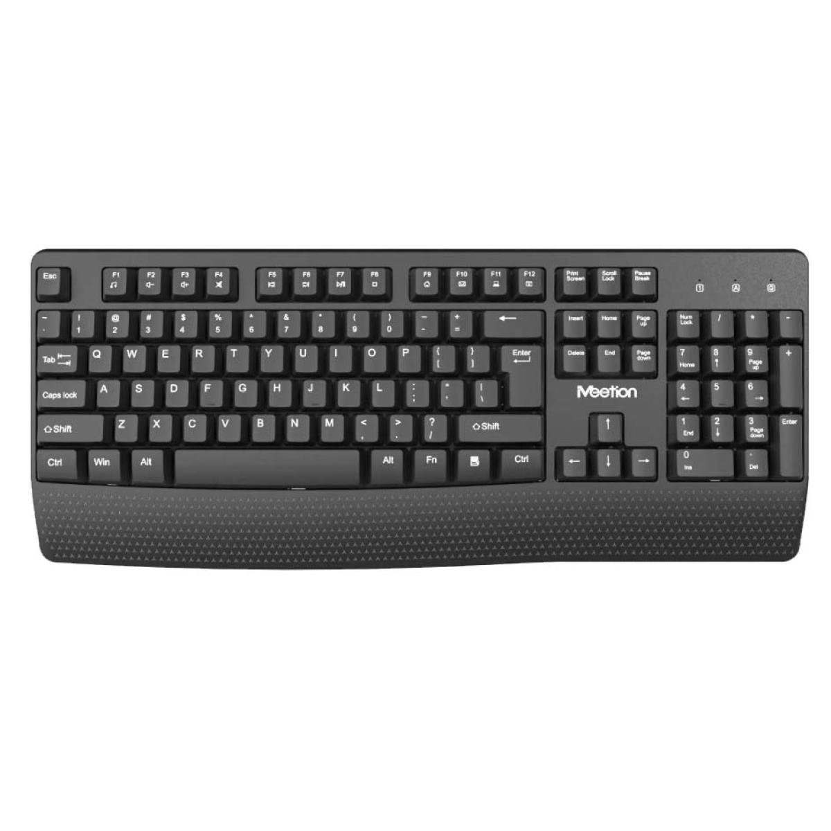 Meetion K4130 2.4G Wireless Keyboard -Black