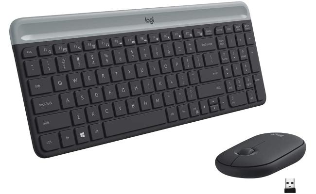Logitech Mk470 Slim Wireless Keyboard And Mouse Combo Arabic / English Layout Logitech Mk470 Slim Wireless Keyboard And Mouse Combo Arabic / English Layout