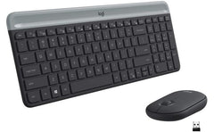 Logitech MK470 SLIM Wireless Keyboard and Mouse Combo Arabic / English Layout