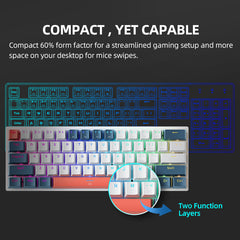 Machenike K500-B61 WIRED RED SWITCH RGB KEYBOARD