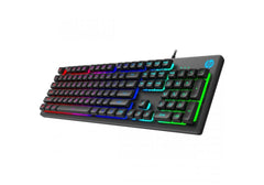 HP Gaming Keyboard K500Y Stylish Design with Integrated Metal Panel