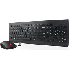Lenovo 510 Wireless Keyboard & Mouse Combo Full Size Island Key Design Left or Right Hand Optical Mouse Arabic / English - Black