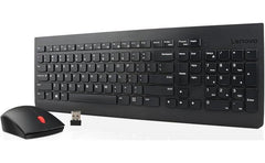 Lenovo 510 Wireless Keyboard & Mouse Combo Full Size Island Key Design Left or Right Hand Optical Mouse Arabic / English - Black