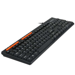 Meetion K600M Wired USB Multimedia Keyboard -Black