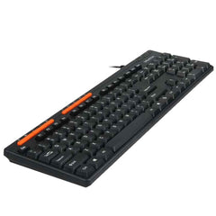 Meetion K600M Wired USB Multimedia Keyboard - Black, gaming keyboard
