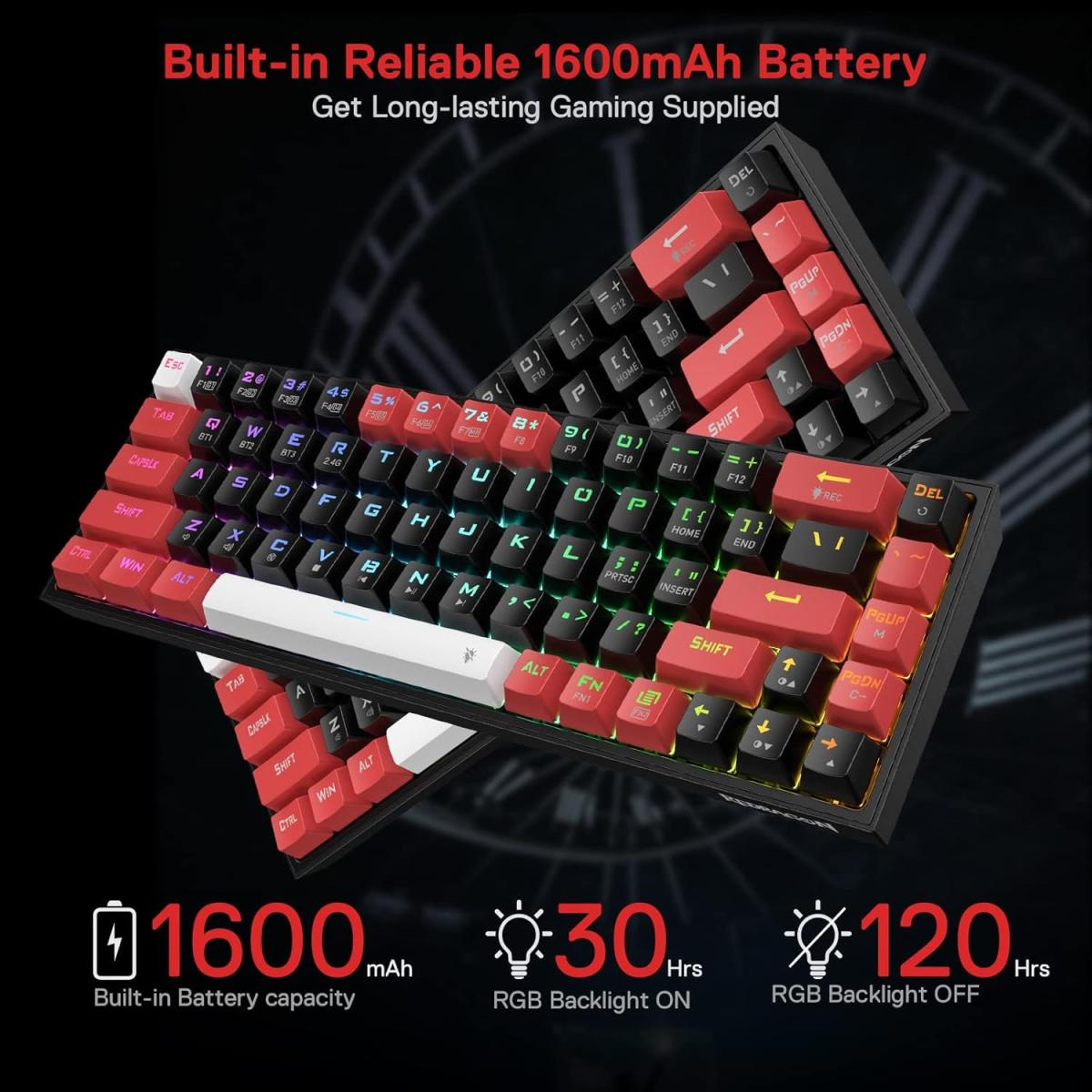 Redragon K631RGB wireless wired mechanical Bluetooth gaming keyboard