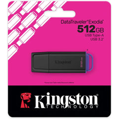 Kingston DataTraveler Exodia Onyx 512GB USB 3.2 Gen 1 Flash Drive - DTXG2/512GB