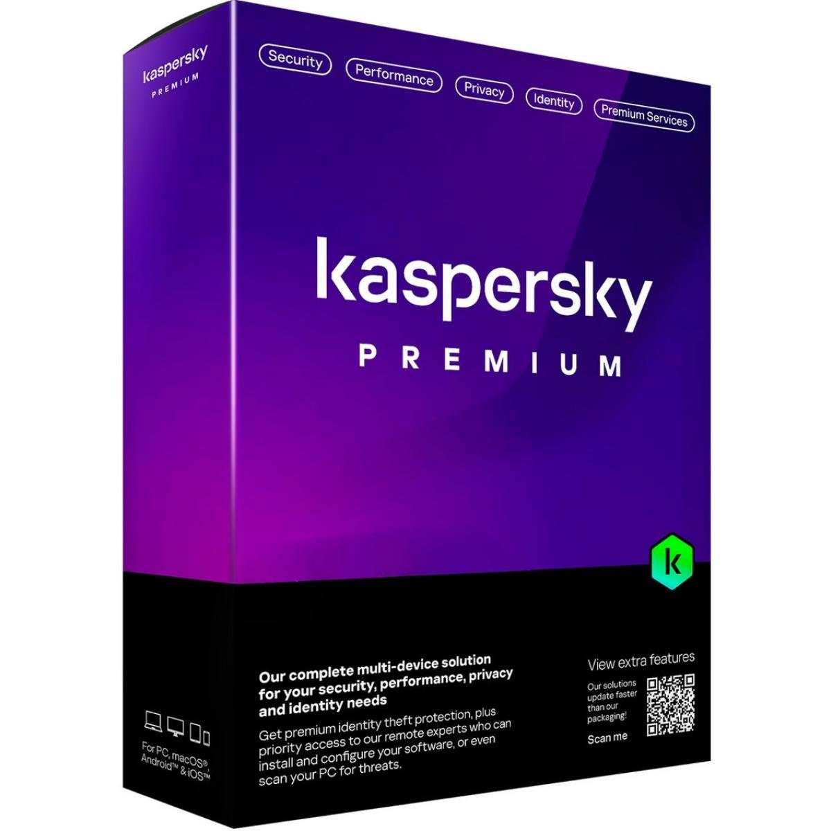 Kaspersky Premium Total Security 2024 | 3 Devices | 1 Year | Anti Phishing And Firewall | Unlimited Vpn | Password Manager | Parental Controls | 24/7 Support | Pc/mac/mobile - CompuMe