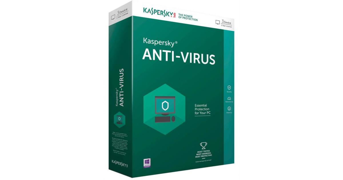 Kaspersky Anti-Virus 3+1 2017 - CompuMe
