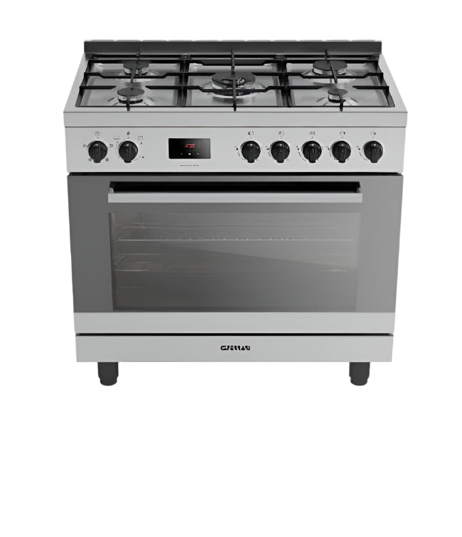 G3 FERRARI Free Stand Cooker, 90Cm, 5Burners, Stainless Steel - GF96GXPROF