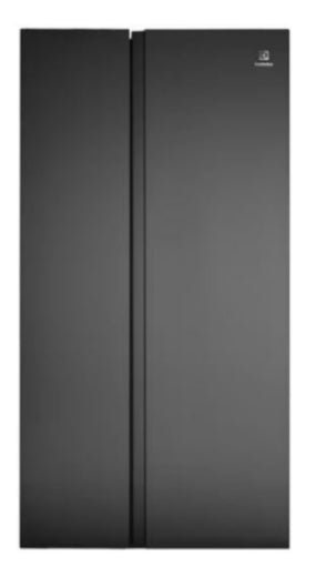 Electrolux Side by Side Fridge A, 500Lit, Black - ESE6600A